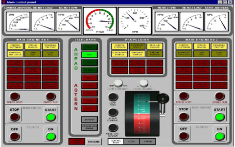 Engine room simulator